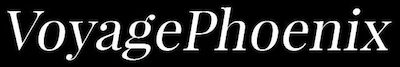 The VoyagePhoenix logo written in white text against a black background.